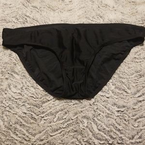 Black bikini swim bottoms